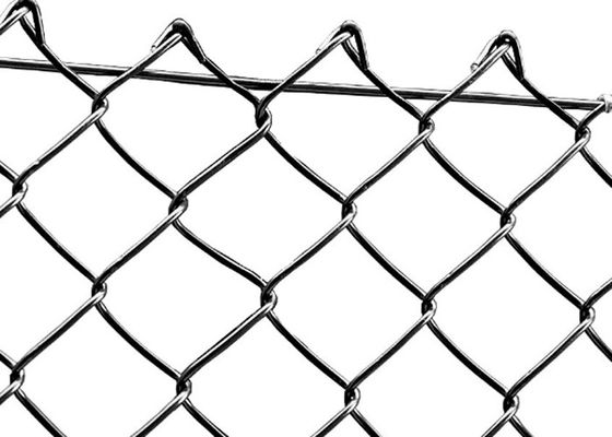 2 &quot;X2&quot; PVC المغلفة 50X50mm إعصار سلسلة ربط سياج مزرعة الحدود المبارزة غير قابل للصدأ