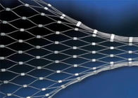 ديكور سلك شبكة حبل السور ، أزياء في الهواء الطلق 2.0 مم X تميل شبكة سلكية صافي