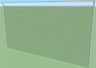9 مقياس X 2 &quot;سلسلة ربط السور النسيج المجلفن لملاعب التنس